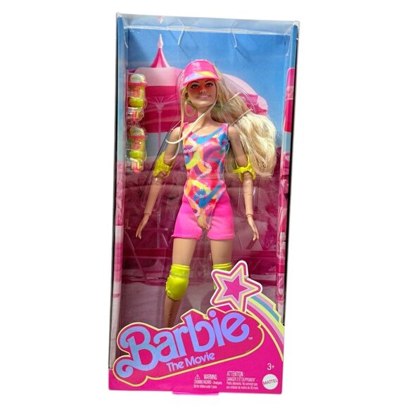 Barbie The Movie Rollerblading Barbie Fashion Doll New in Box - Picture 7 of 8